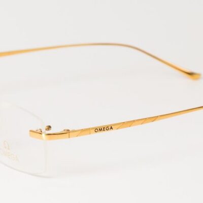 Gọng kính Omega 511610 Titanium mạ vàng 18k