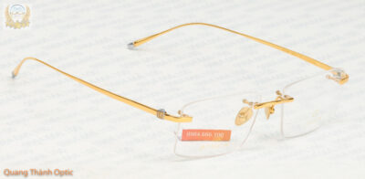 Gọng Kính Omega 511643 Titanium mạ vàng 18k