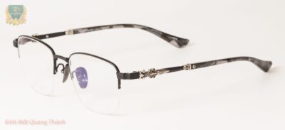 Gọng Kính Chrome Hearts WULGE khung viền Titanium