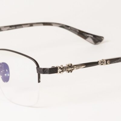 Gọng Kính Chrome Hearts WULGE khung viền Titanium