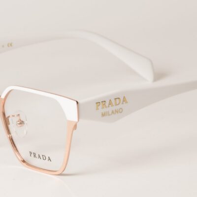 Gọng Kính Prada PR63WV khung viền Titanium mạ PVD