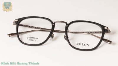 Gọng kính Bolon BJ6080 khung viền nhựa Carbon nhám