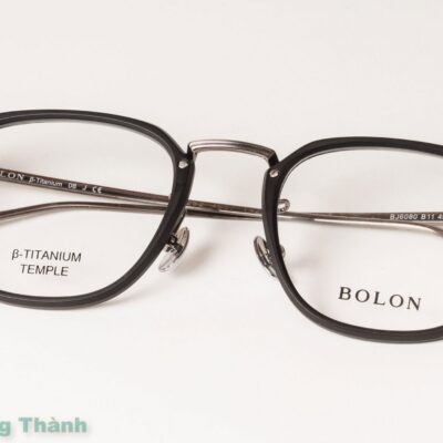 Gọng kính Bolon BJ6080 khung viền nhựa Carbon nhám