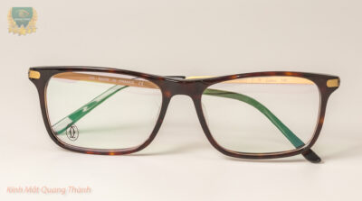 Gọng Kính Cartier A11A69M khung viền nhựa Acetate, càng titanium