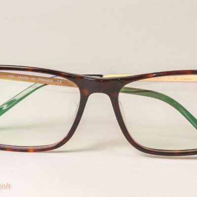 Gọng Kính Cartier A11A69M khung viền nhựa Acetate, càng titanium