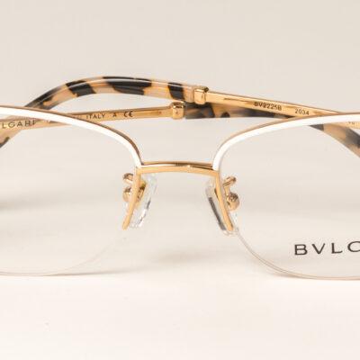 Gọng Kính nữ BVLGARI BV2225 khung viền treo Titanium mạ PVD nhẹ