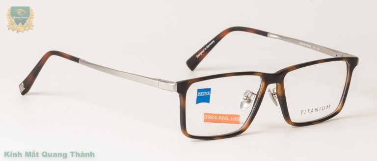 Gọng kính Zeiss ZS-75016 càng titanium,khung viền nhựa Acetate nhẹ